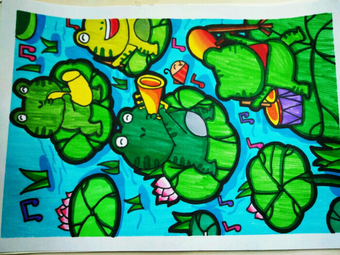 儿童画 丹尼索儿童画 景物画 主题画 手绘 设计