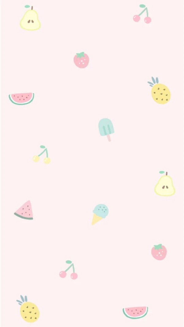 壁纸小清新 简约 平铺 少女心