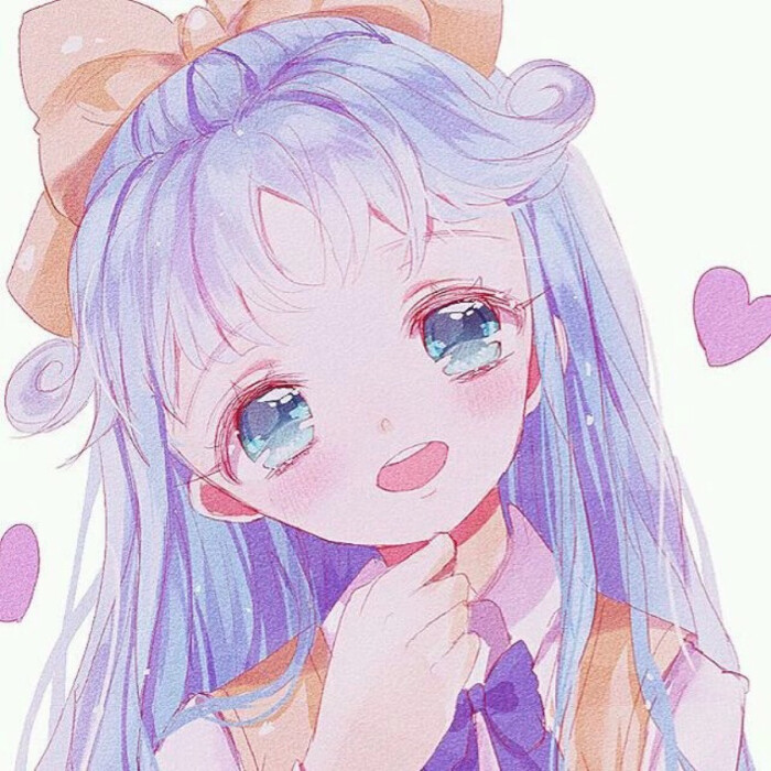 二次元情侣头像 闺密头像 动漫小清新