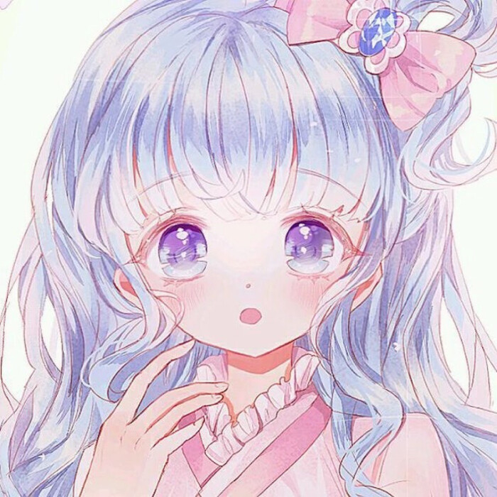 二次元情侣头像 闺密头像 动漫小清新