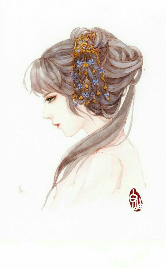 古风插画 @_白岫