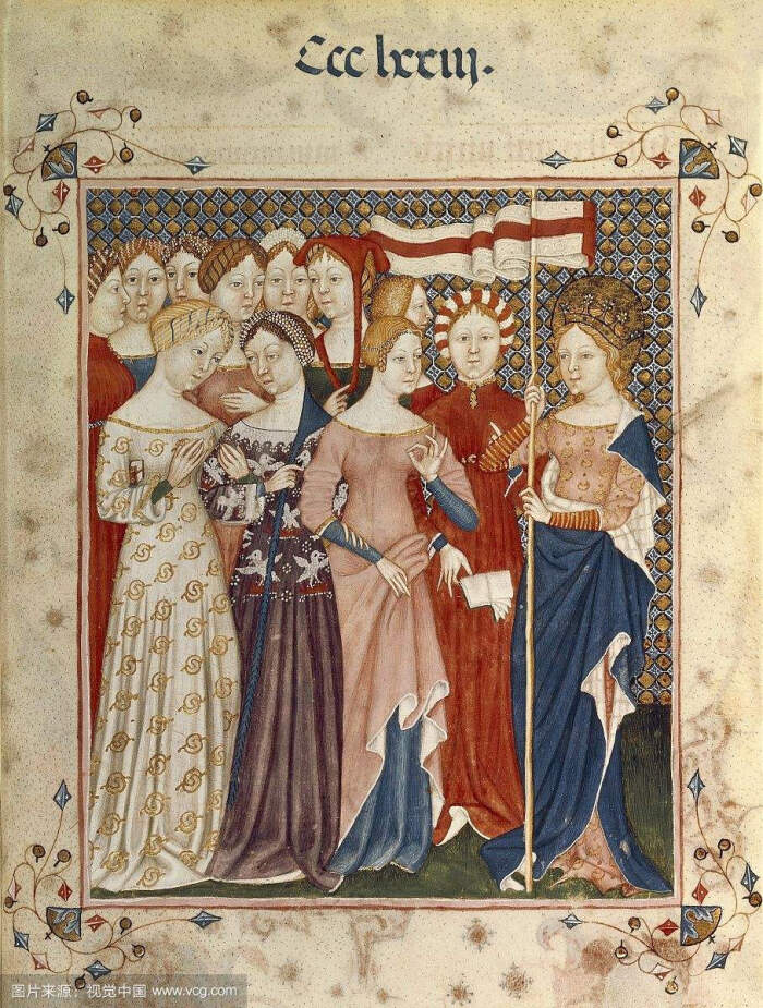 14世纪左右意大利服装历史衣服男装女装