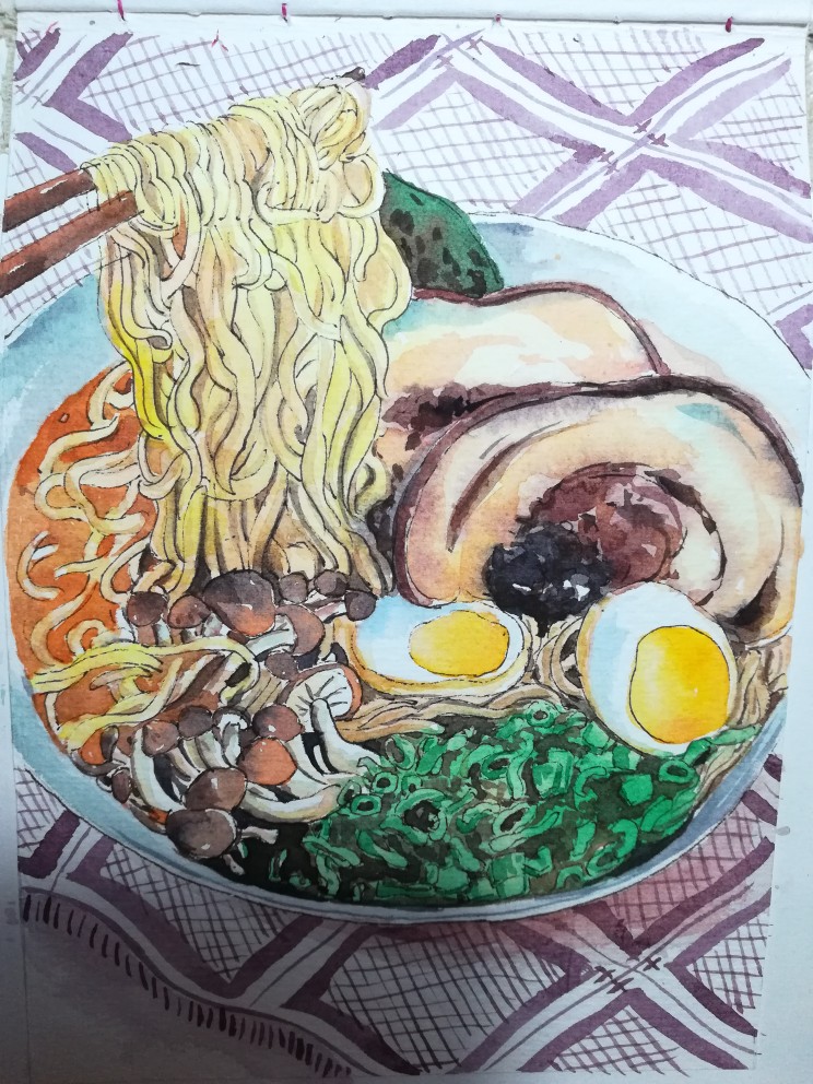 吃面条啦