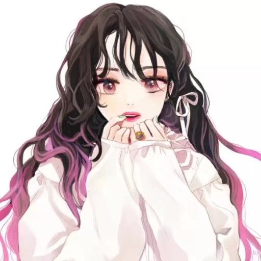动漫头像 女生头像 插画 少女 红【影】-堆糖,美好