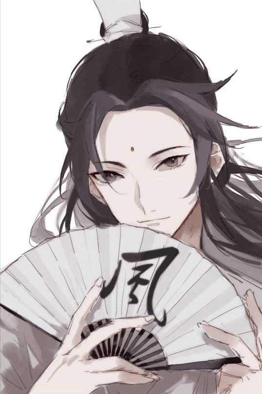 风师青玄 天官赐福 绘师:法儒霸霸的娃粉 转自微博 白衣美男