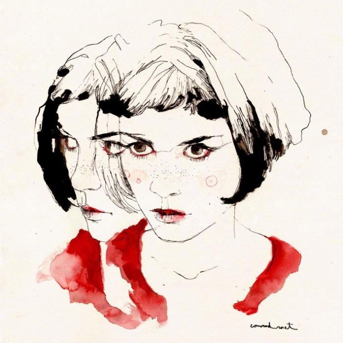 周边# [天使爱美丽]人物插画设计(作者:conrad roset)