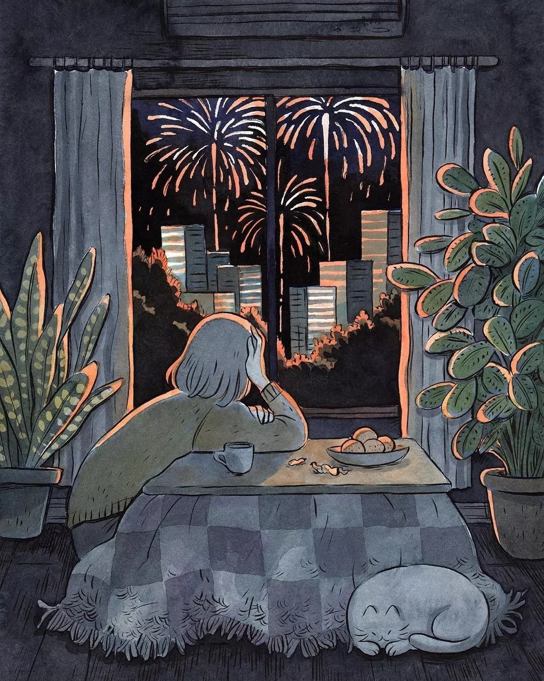 来自芬兰插画师laura heikkala的女巫系列插画