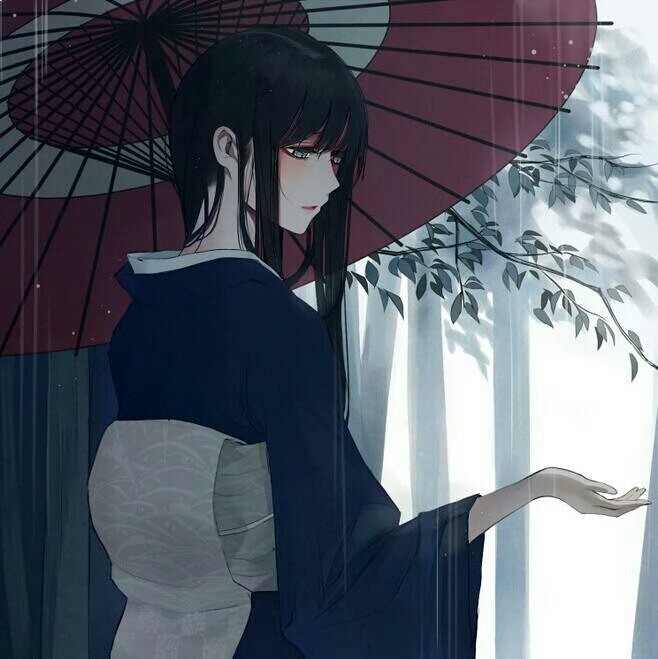 女生手绘古风头像