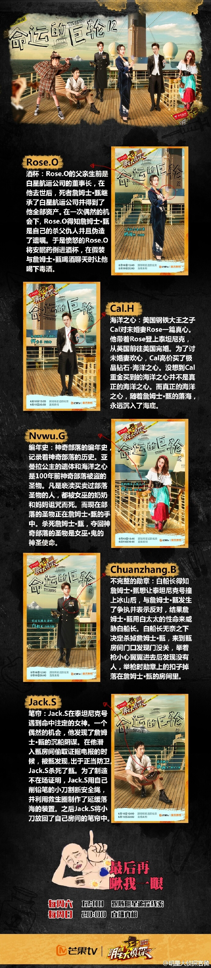 《明星大侦探》第一季 12案:命运的巨轮
