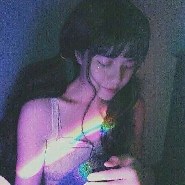 柔らかい萌え●女生头像/闺蜜头像/双马尾/软妹/彩虹