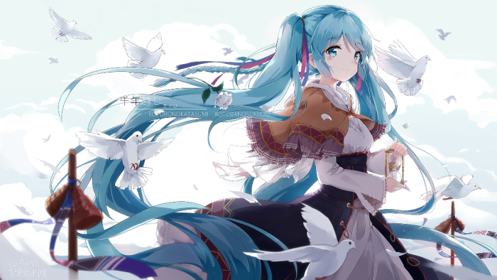 二次元,初音未来,唯美,动漫