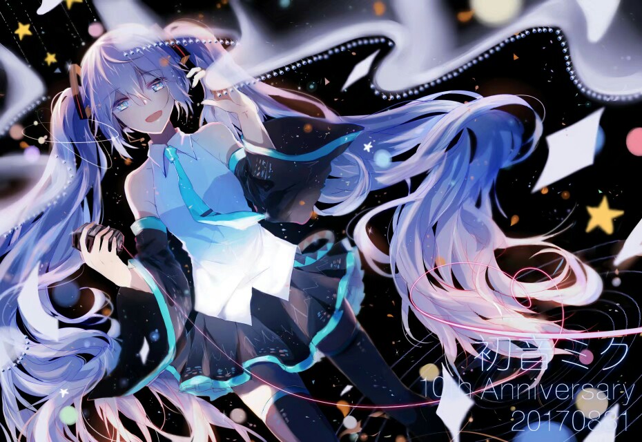 二次元,初音未来,唯美,动漫