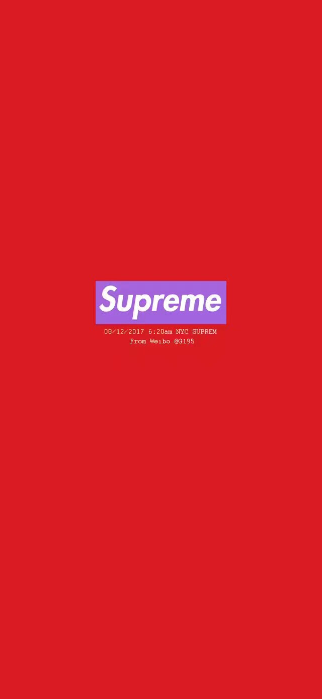 supreme 潮 壁纸