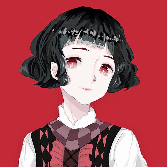 粥酱の动漫头像 情侣头像 原画作者贴吧id:@对你乱来