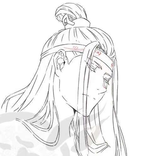 魔道祖师动画官方线稿