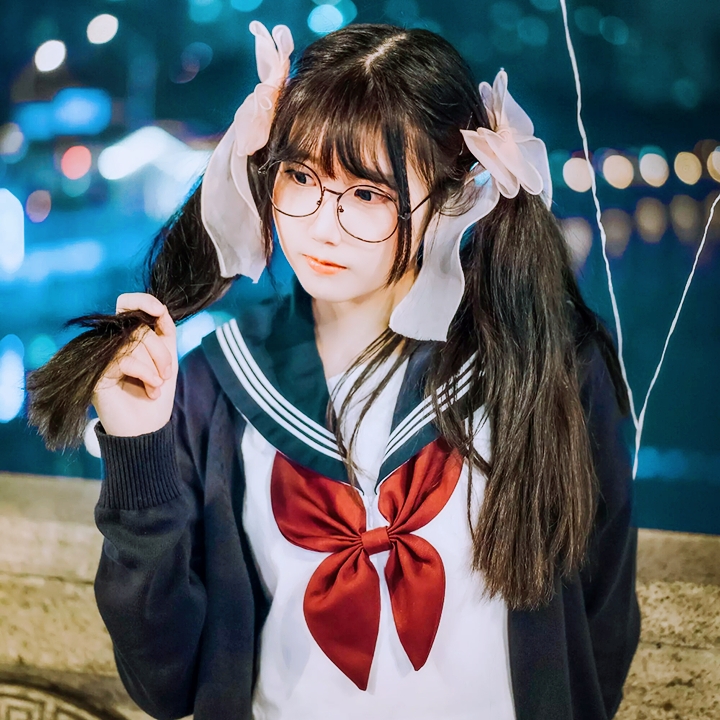 柔らかい萌え@bule他的猫●女生头像/双马尾/萝莉/软妹/摄影(滤镜自调