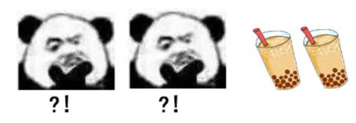 熊猫头表情包 奶茶