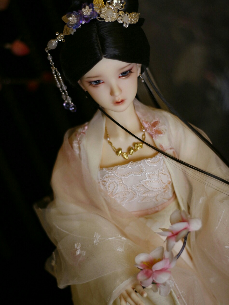 古风美人 sd娃娃 bjd 玩具 人偶 壁纸 萌物