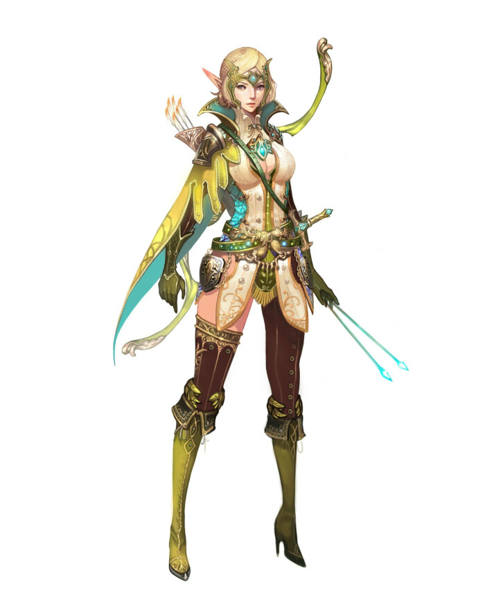 精灵弓箭手 elf archer