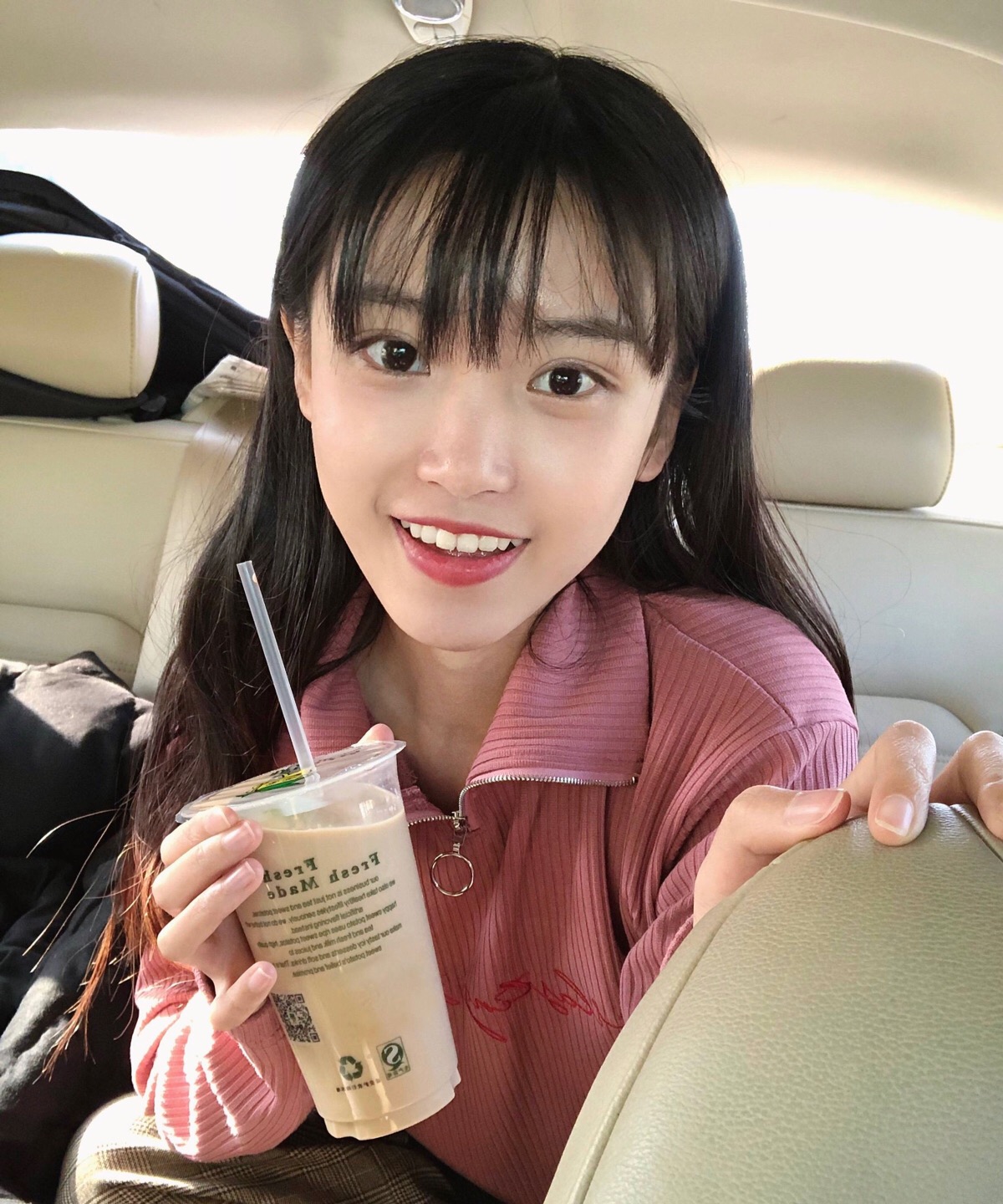 女生头像 高清自拍 可爱 刘海 软妹 软萌 半藏森林 还是我家的小起
