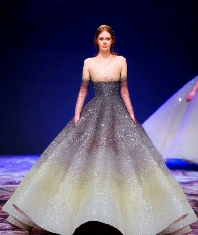 michael cinco 冰雪公主高定礼服美到窒息 !