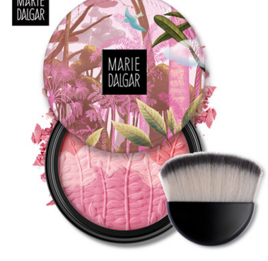 玛丽黛佳元气风动三色腮红粉正品裸妆保湿提亮肤色高光修容胭脂