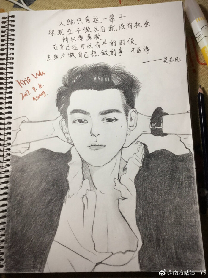 明星壁纸 男神帅哥 手绘漫画 素描卡通 人物头像 插画绘画 美男画像