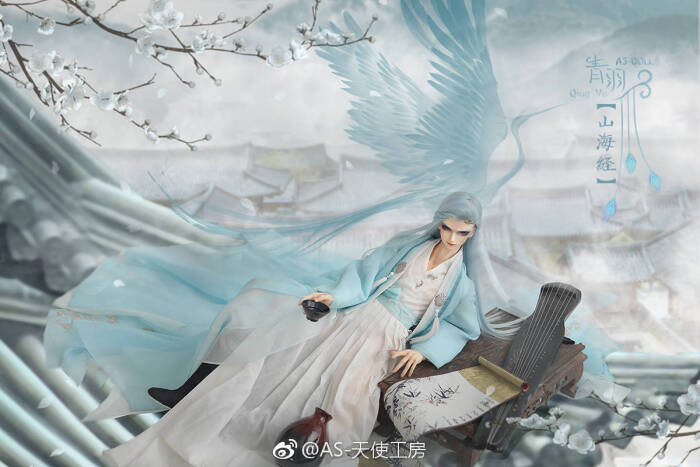 青羽–山海经〕古风美男 sd娃娃 bjd 玩具 人偶 壁纸 萌物 as