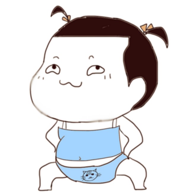 【自配系列转载请注明】搞怪女头像情侣头像 线条女
