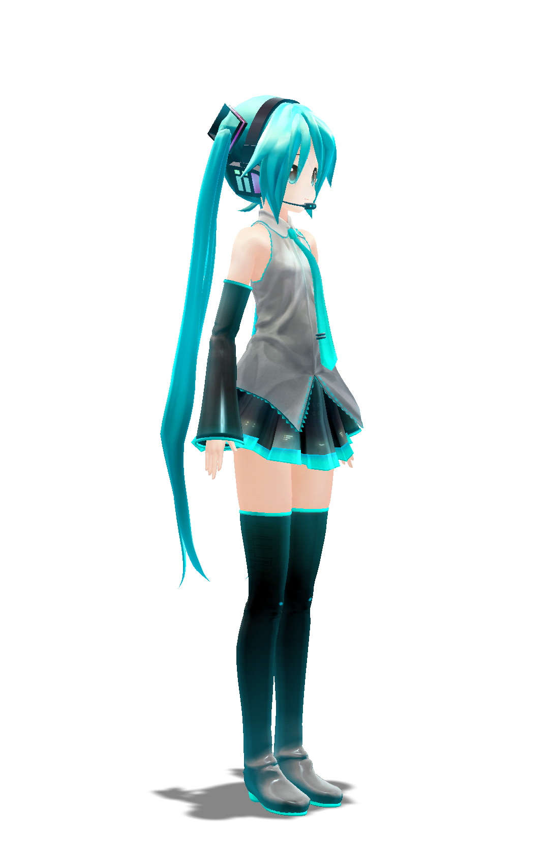 miku 初音未来 公式服 站姿