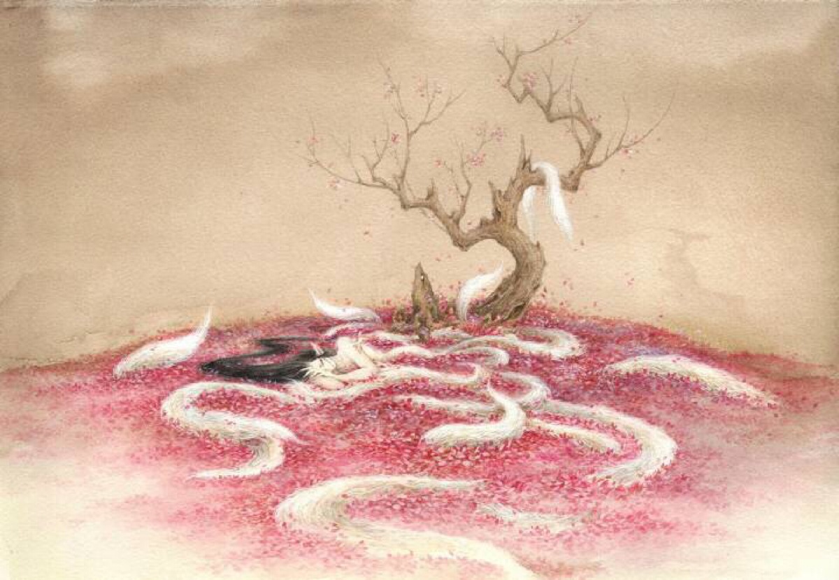 青丘国在其北,其狐四足九尾.