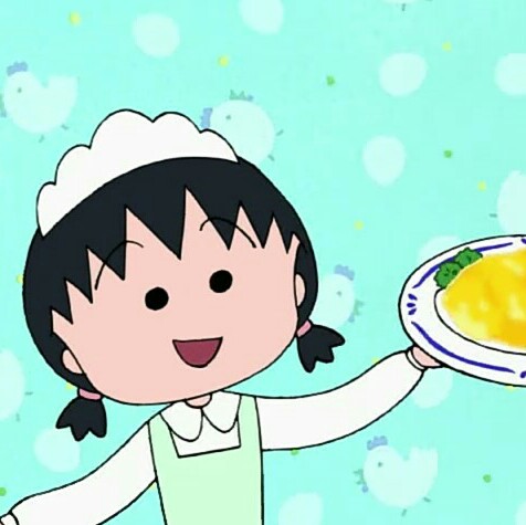 樱桃小丸子 自截 头像 亲子头