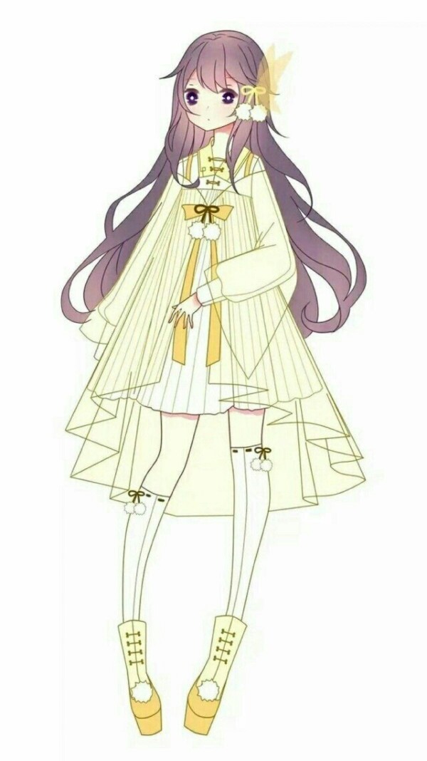 动漫 卡通 闺蜜 4人 少女 萌萌哒 姐妹