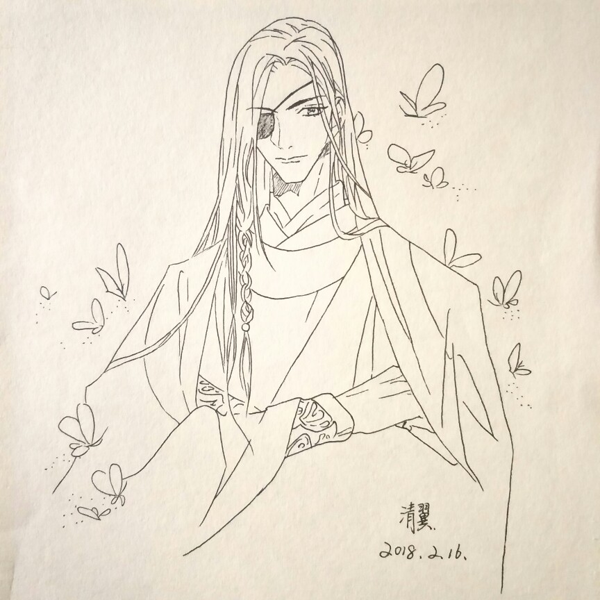 花城 天官赐福 临摹 原作:日出的小太阳