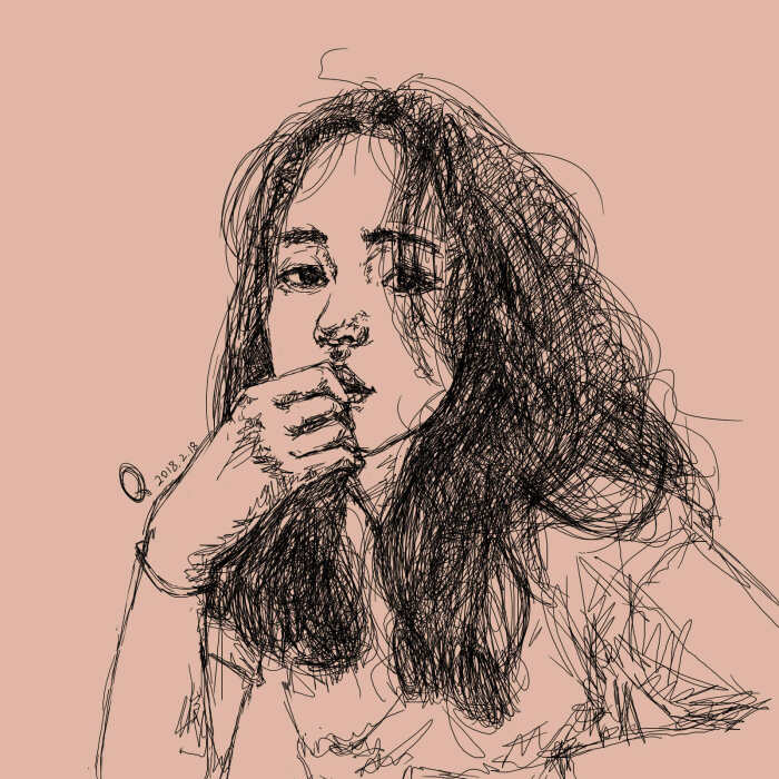 插画  日常抑郁