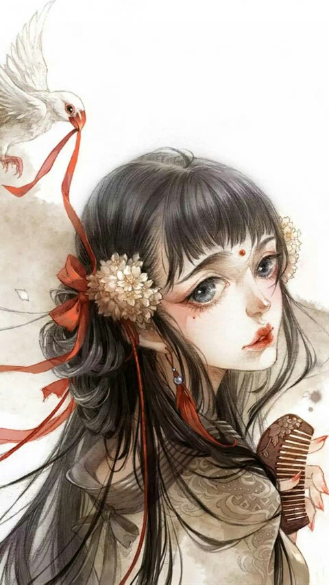 动漫头像 女头 古风 壁纸