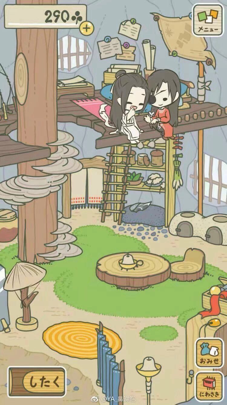 天官赐福版旅行青蛙,哈哈哈可爱!