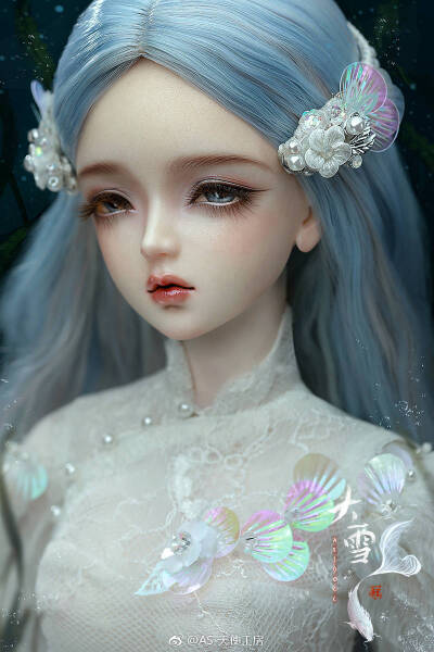 《大雪》冰雪美人 sd娃娃 bjd 玩具 人偶 壁纸 萌物