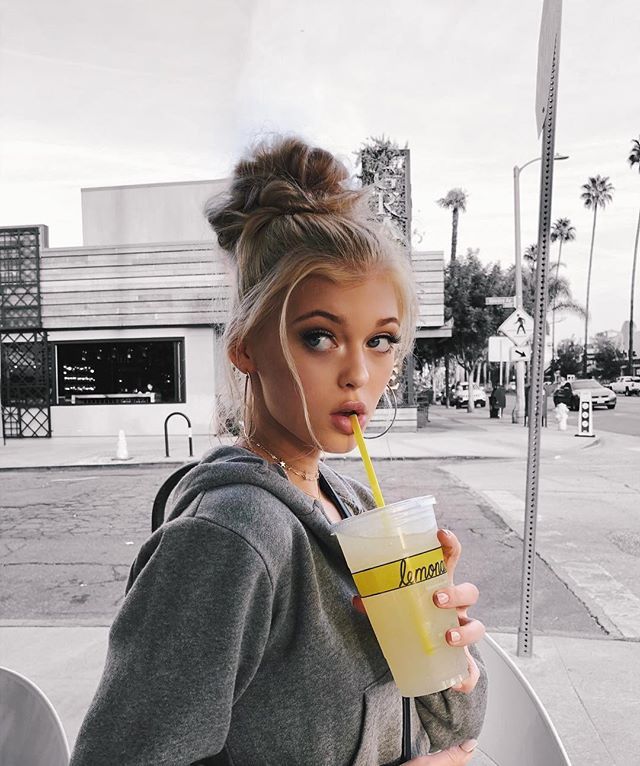 by爱喝可乐的古娜小姐 美国天使网红loren gray