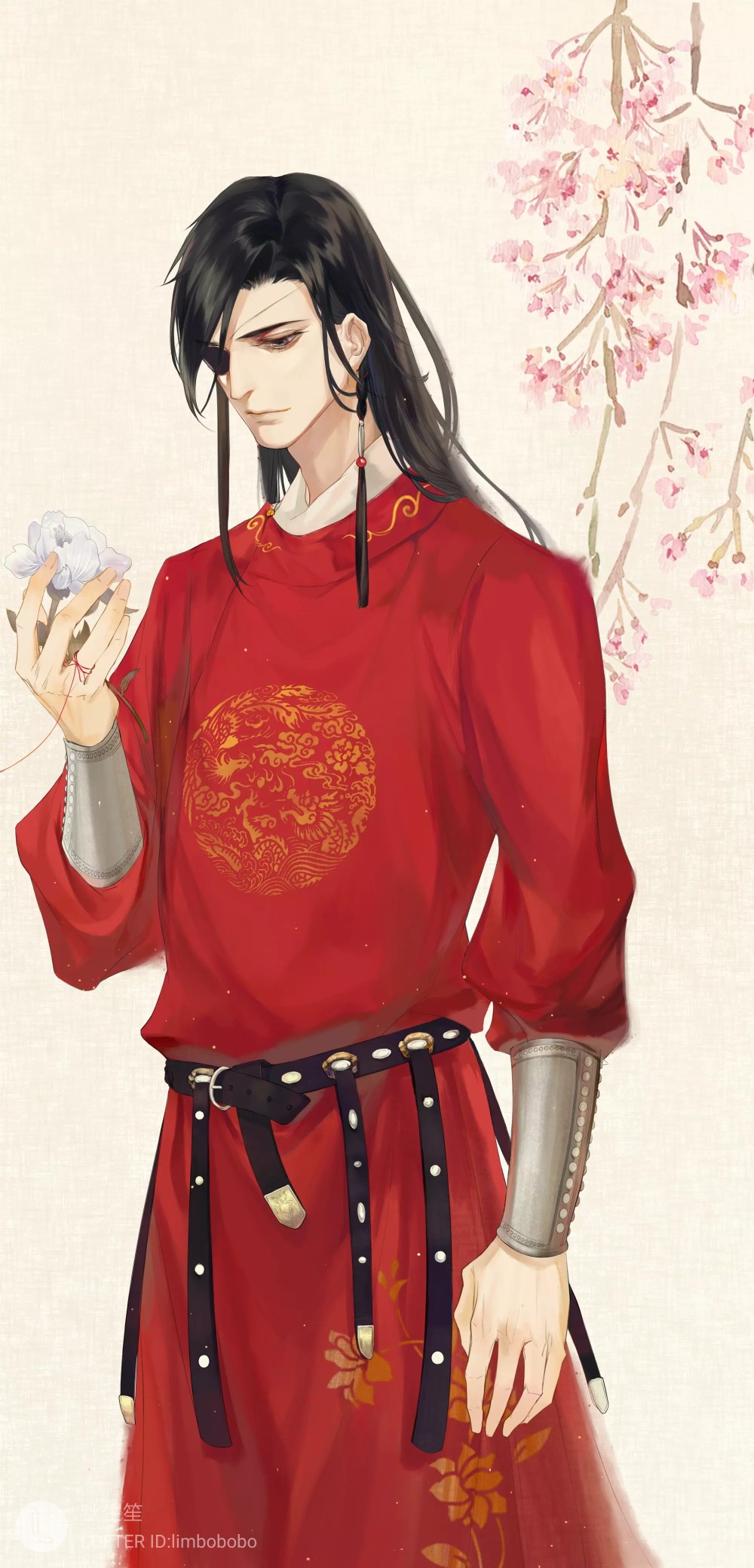 谢怜,花城.画师微博:秋生笙