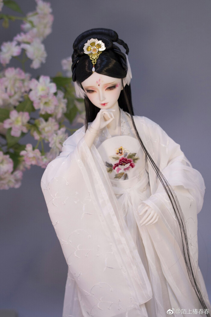 古风美人 sd娃娃 bjd 玩具 人偶 壁纸 萌物