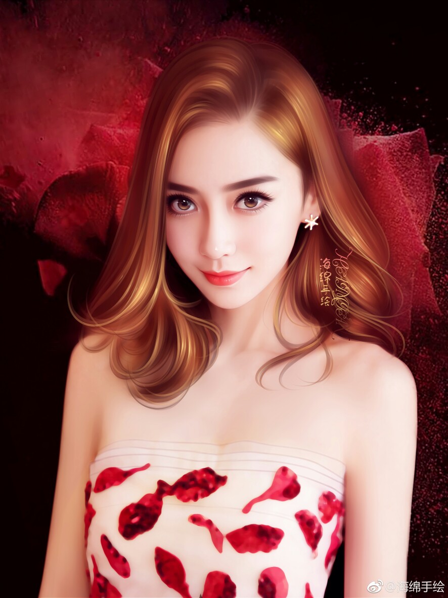 杨颖angelababy [海绵手绘]