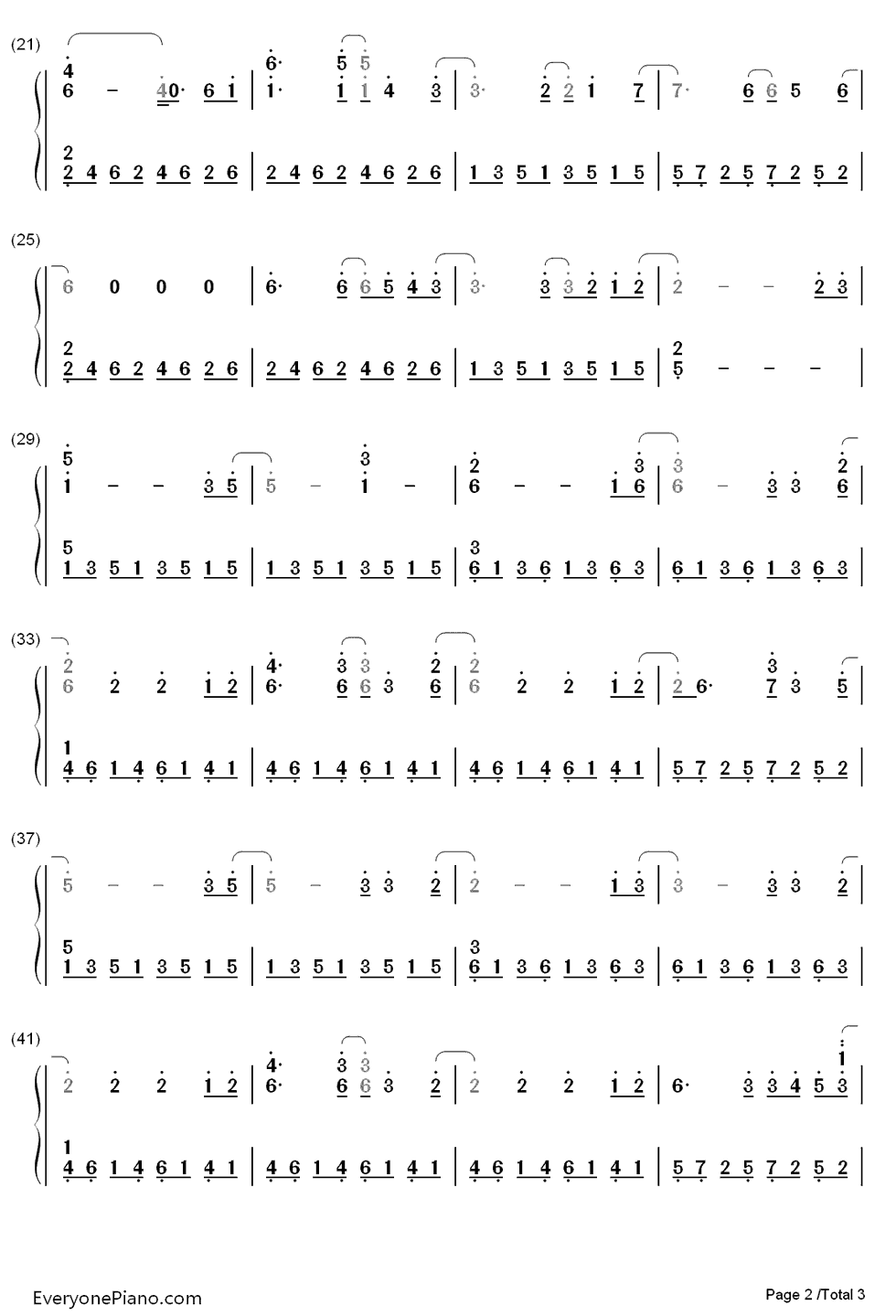 《all of me》钢琴简谱