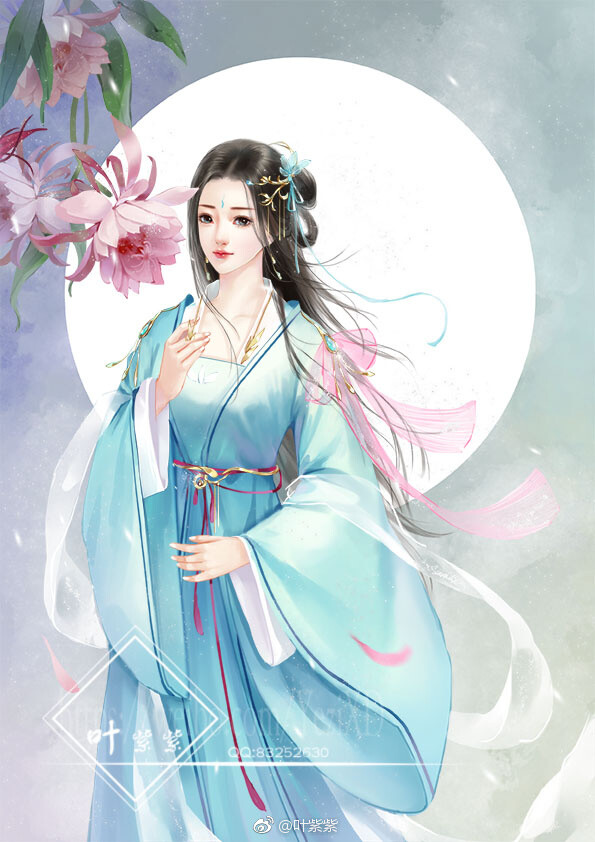 〔 古风美人 〕作者" 叶紫紫