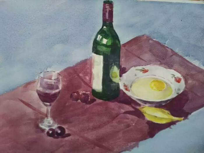 水彩物体