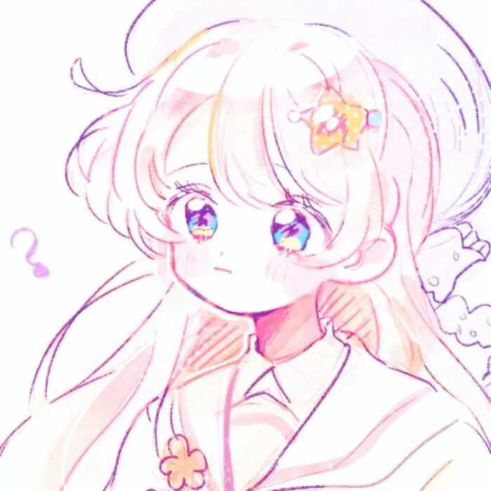 萌系治愈少女头像