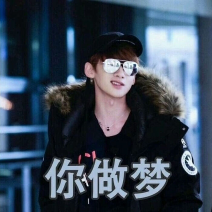 白敬亭表情包 黑鸽