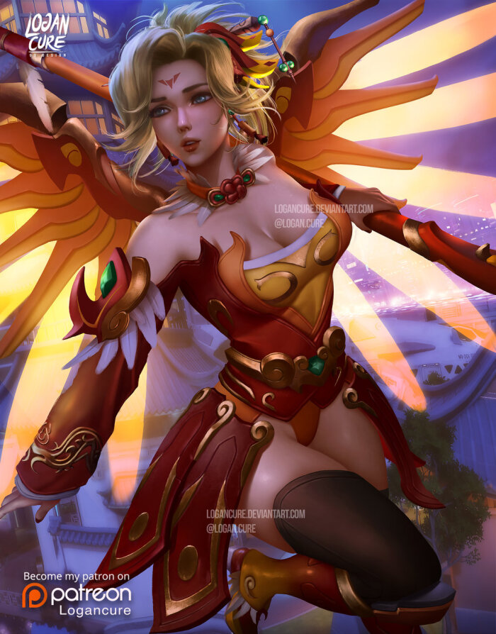 mercy 天使_朱雀