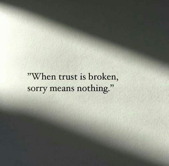 当信任破碎