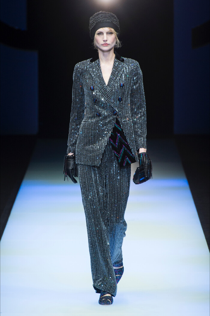 giorgio armani(乔治·阿玛尼)2018米兰秋冬时装周